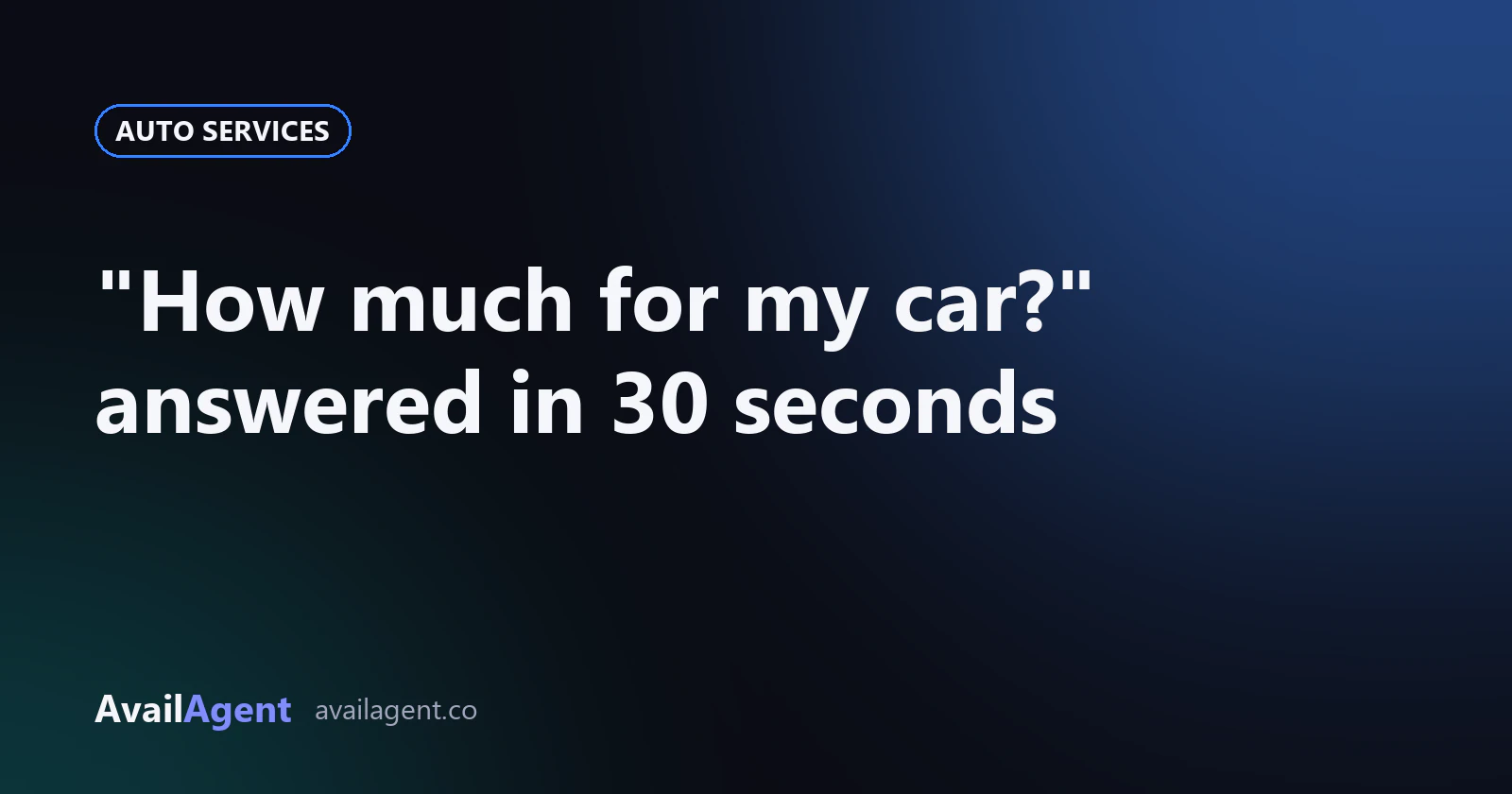 A freshly detailed SUV in a garage with a phone showing a price question